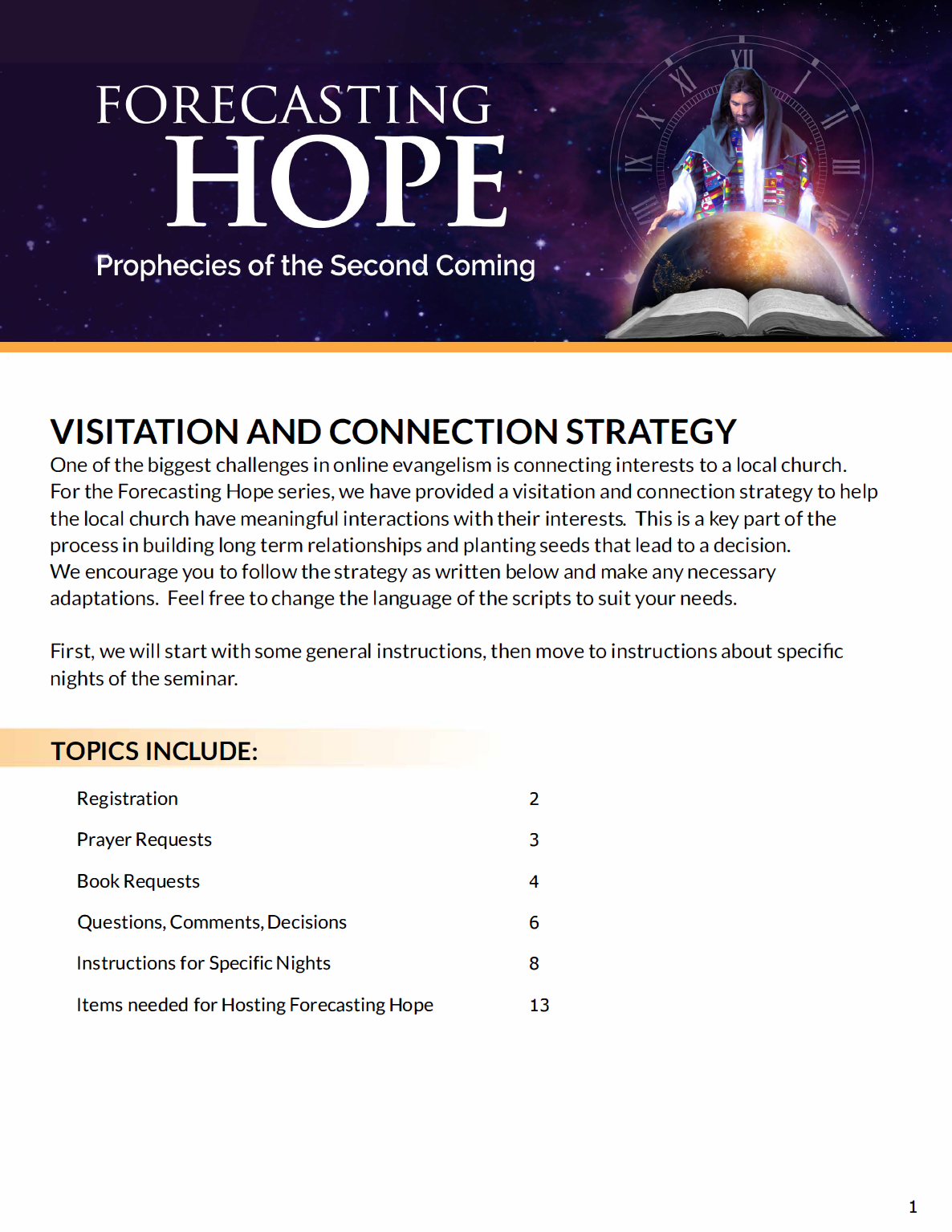 Visitation and Strategy Guide